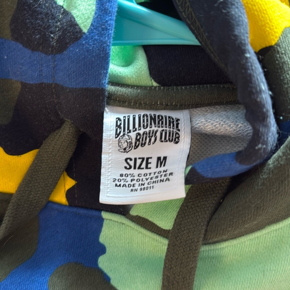 Billionaire Boys Club camo hoodie Authentic size medium mene